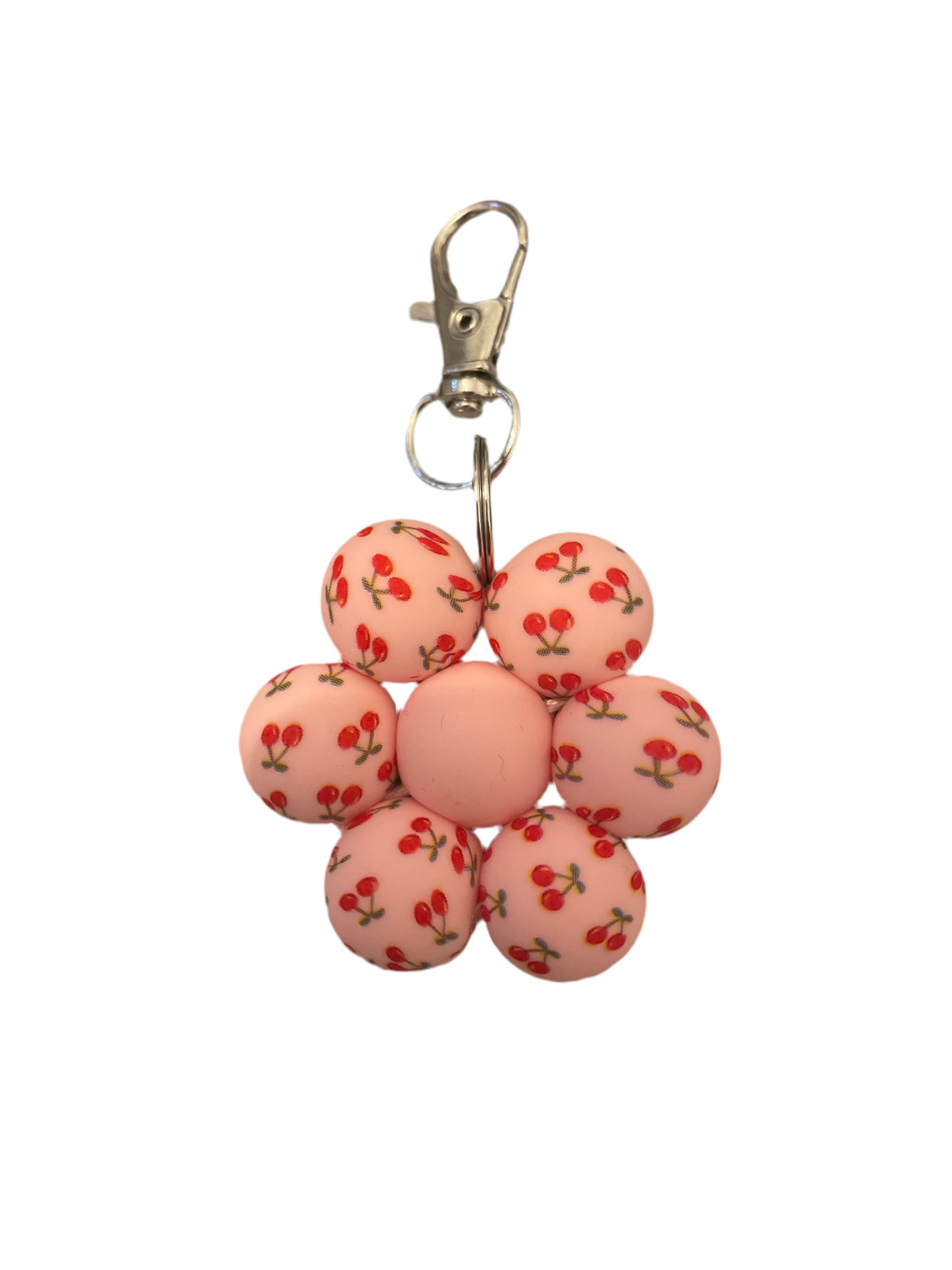 ‘Cherry’ Single Flower Keyring