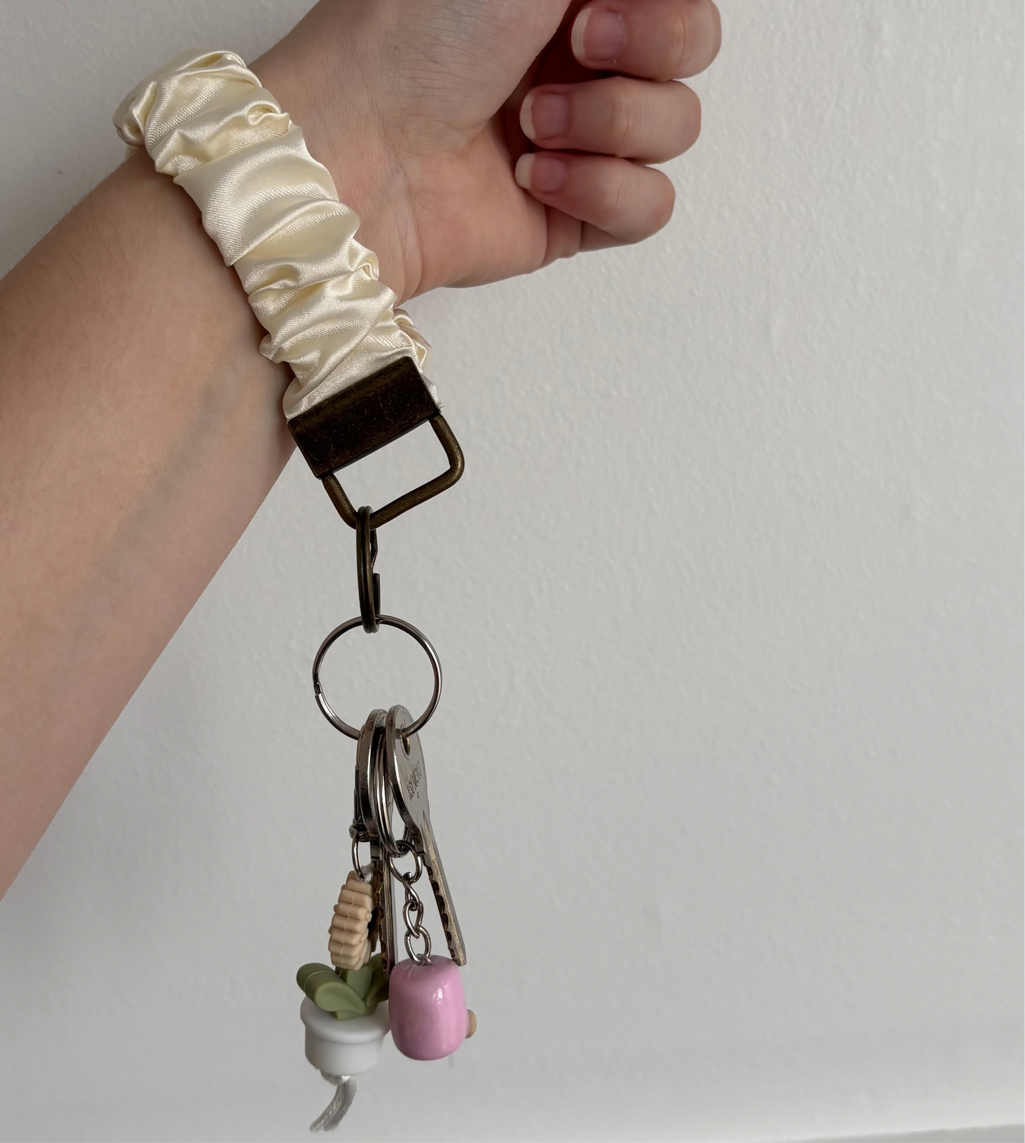 Scrunchie Wristlet Keychain