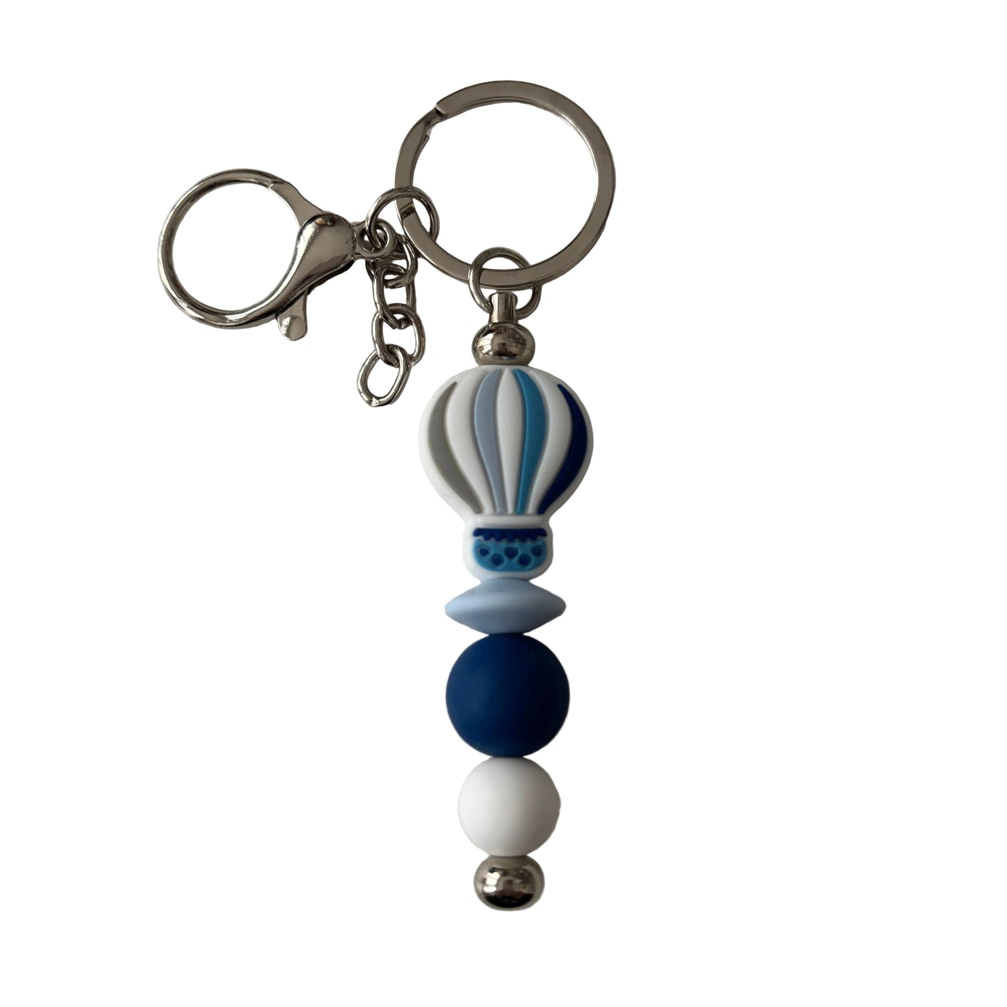 'Hot Air Balloon' Bar Keyring