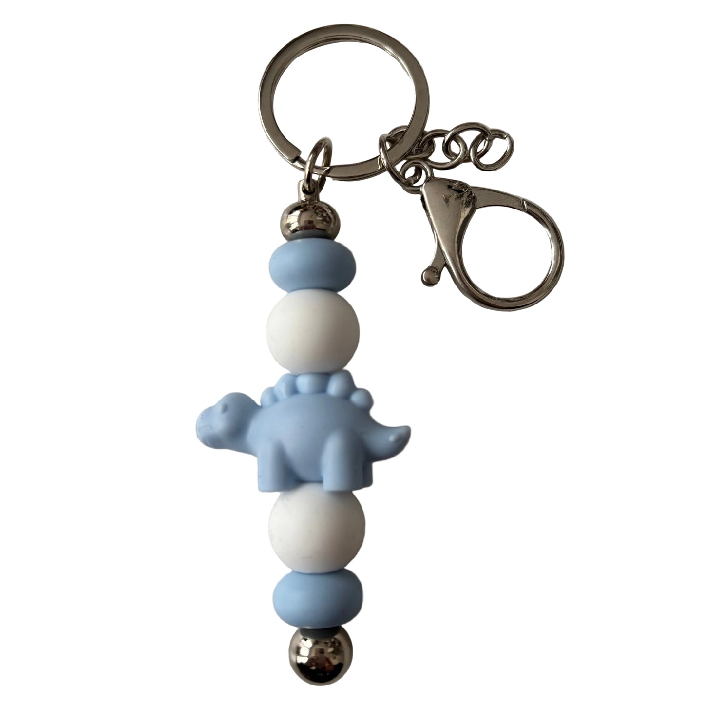 'Blue Dinosaur' Bar Keyring