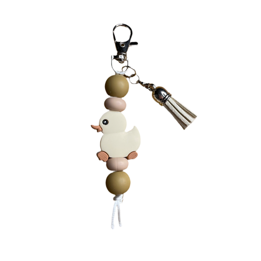 ‘Duck’ keyring with tassel