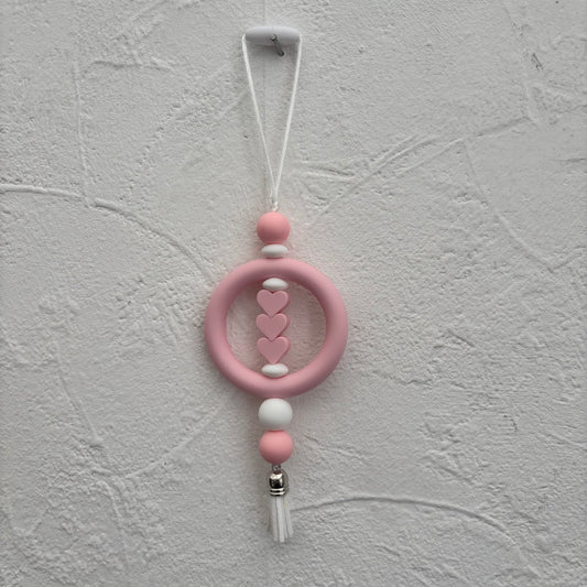 ‘Pink Hearts’ Car Hanger