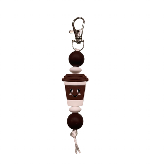 ‘Brown coffee cup’ keyring