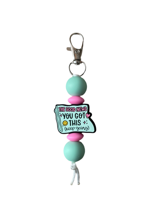 ‘The good news’ Focal Keyring