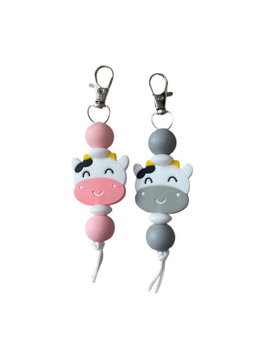 ‘Cow Face’ Focal Keyring