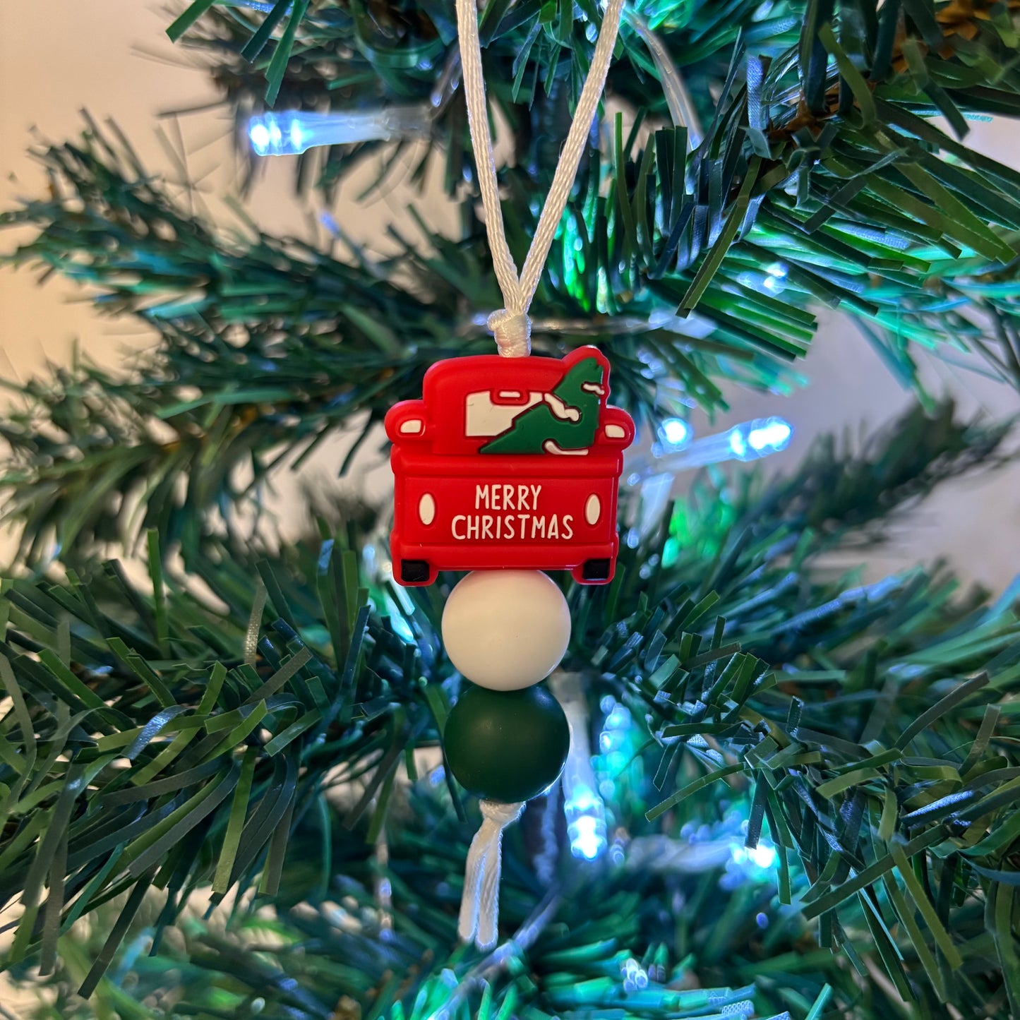 'Merry Christmas Truck' Tree Decoration
