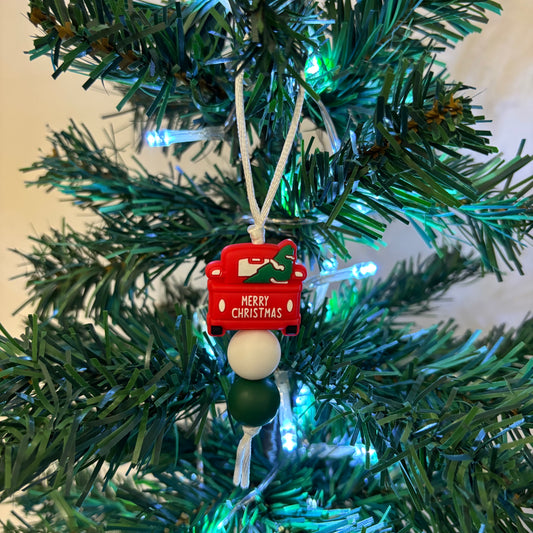 'Merry Christmas Truck' Tree Decoration