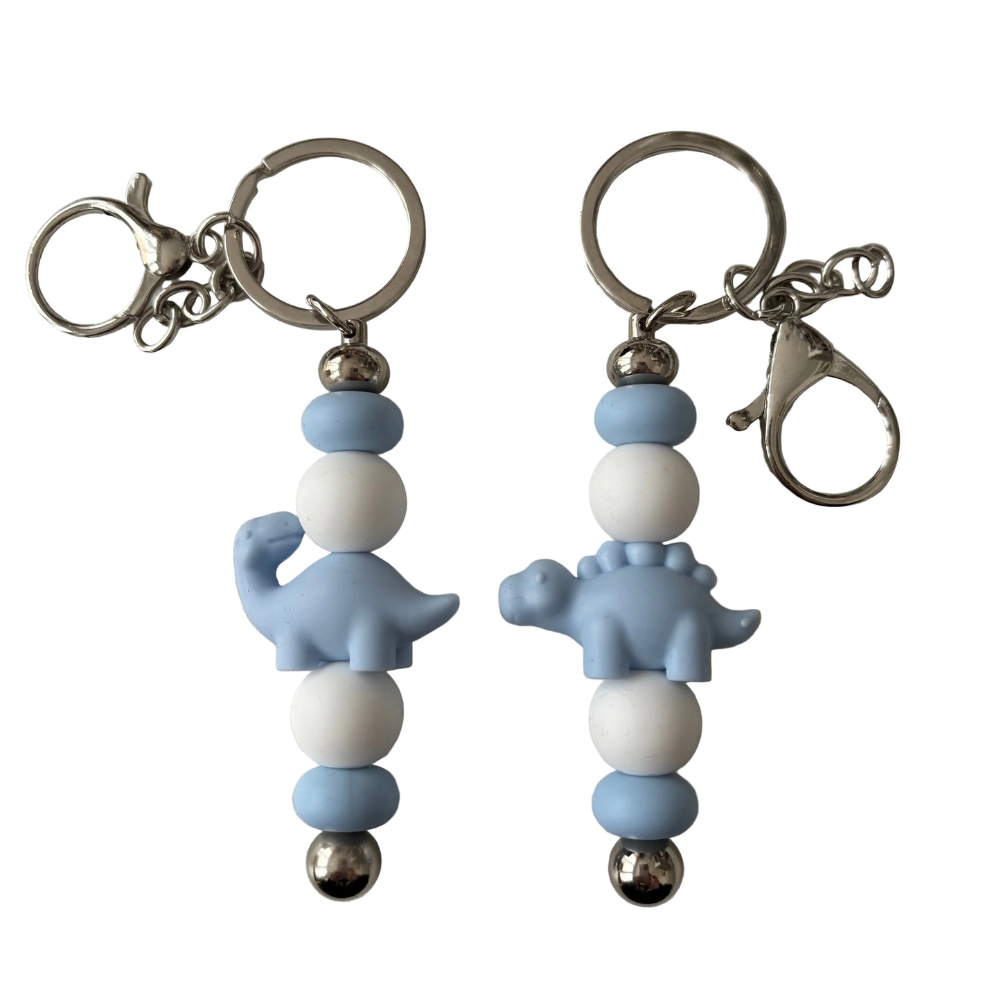 'Blue Dinosaur' Bar Keyring