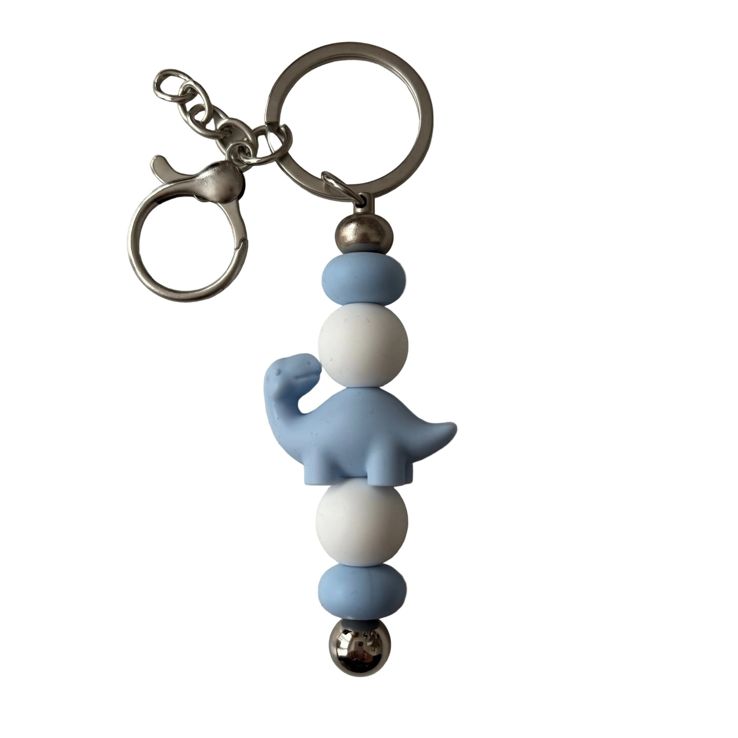 'Blue Dinosaur' Bar Keyring