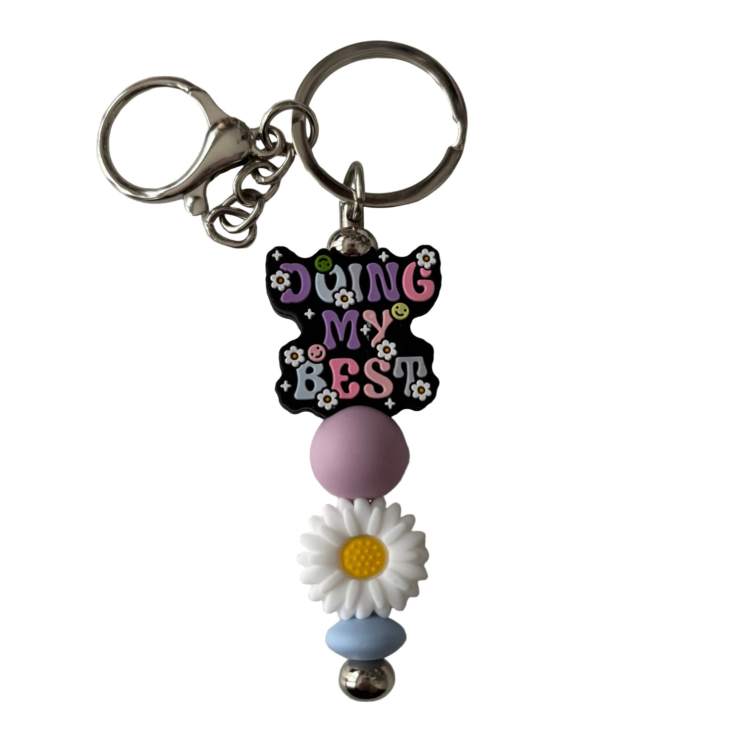 'Doing My Best' Bar Keyring
