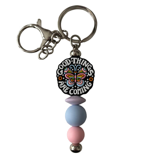 'Good Things Are Coming' Bar Keyring