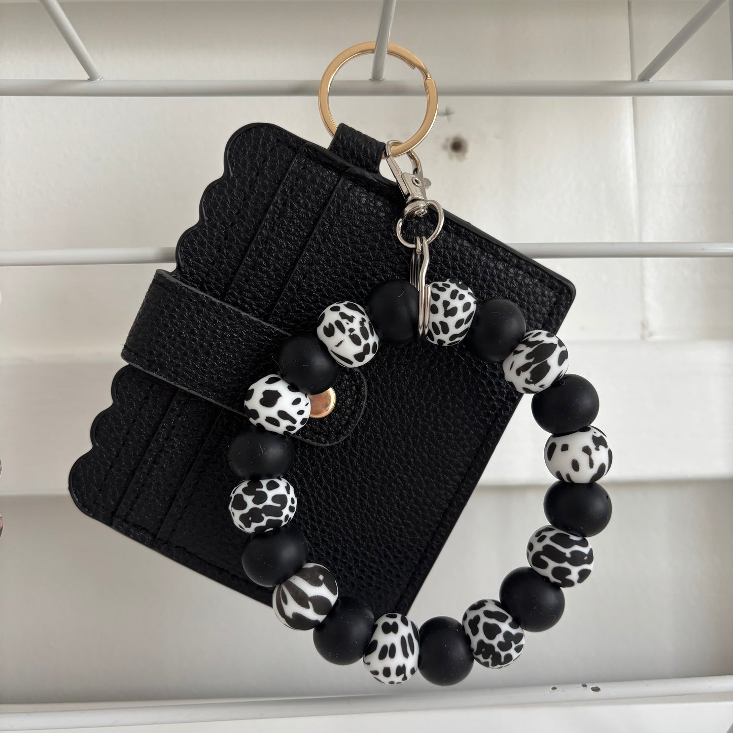 Cow Print Wristlet & Wallet