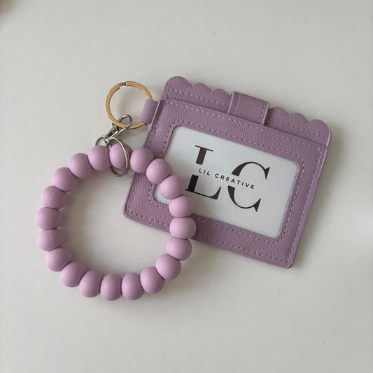 Lilac Wristlet & Wallet